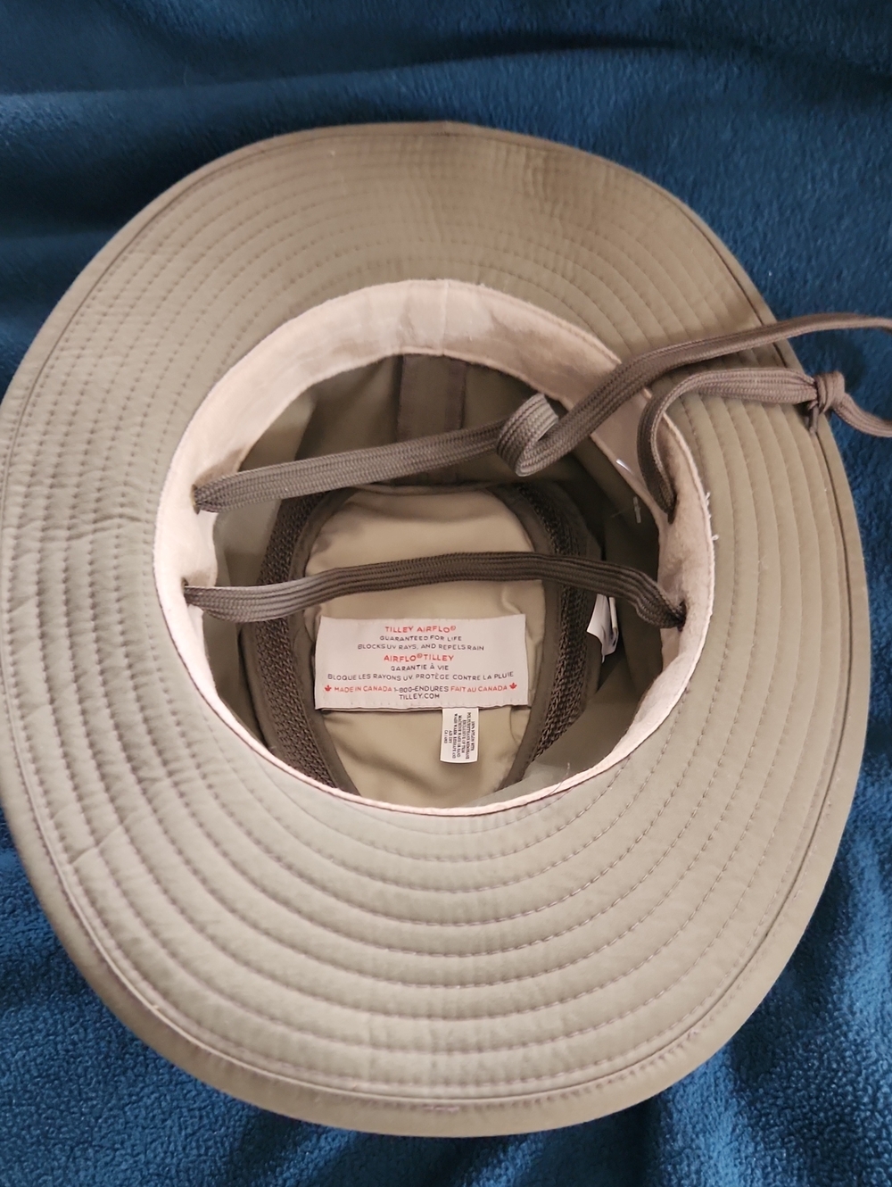 Tilley Green Airflo Hat 7 1/8 - Picture 7 of 9
